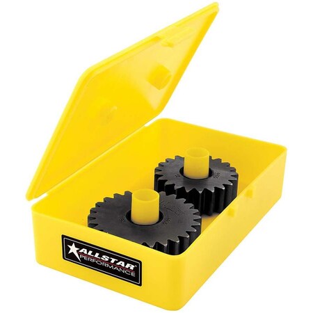 Allstar Performance Plastic Quick Change Midget Gear Tote; Yellow ALL14352